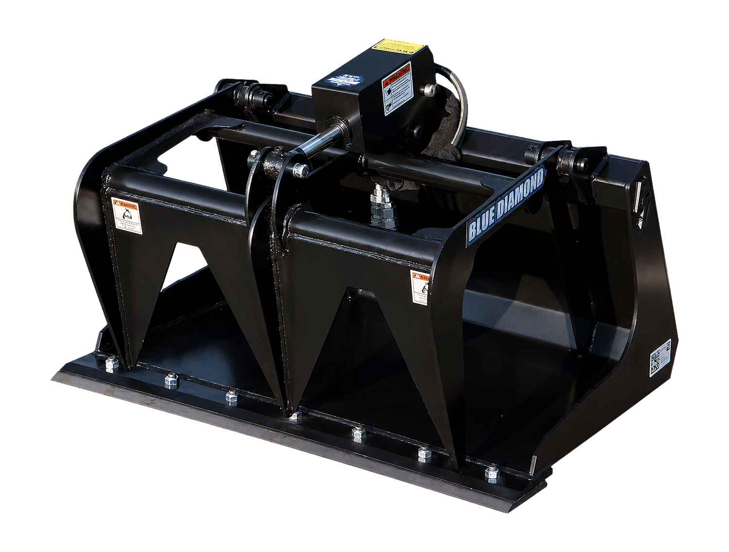 Mini skid steer grapple bucket