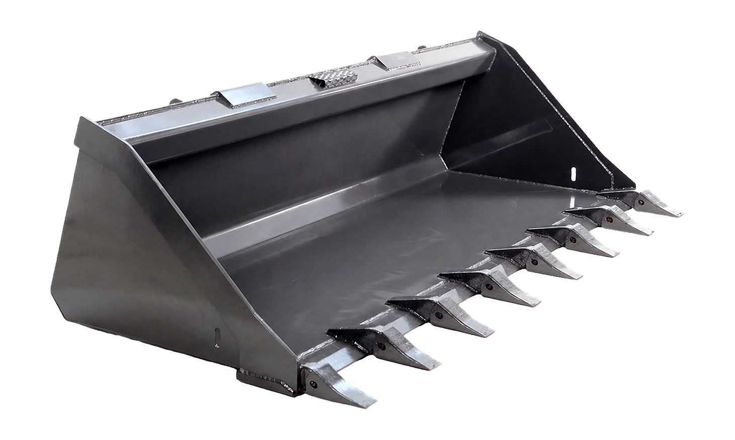 Skid steer tooth bucket
